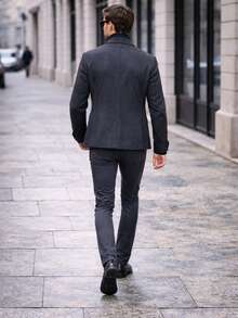 Especially Men's Cardigan - Light Grey - View 2