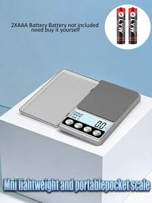 [Holiday Gift]Large LCD Digital Display, 1000g Weighing Range, Built-In One-Button Operation Timer For Easy Recording Of Coffee Brewing Time, A Must-Have For Baristas, Scale Pan With Fingerprint-Resistant Coating For Easy Cleaning, Multiple Colors Available (Batteries Not Included). - jewelry scales - View 3