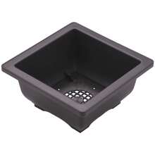 15 PCS 4.7 Inch Flower Pot, Square Plastic Bonsai Training Pot, Flower Flower Pot Container, For Garden, Interior, Home Decoration - Multicolor - View 1