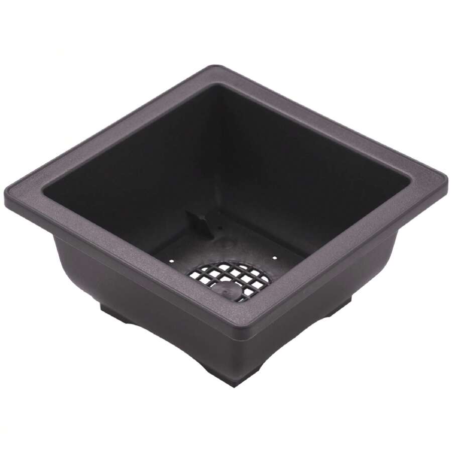 15 PCS 4.7 Inch Flower Pot, Square Plastic Bonsai Training Pot, Flower Flower Pot Container, For Garden, Interior, Home Decoration - Multicolor - View 1