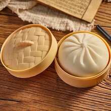 Bộ 1/3/5 món đồ chơi giảm căng thẳng hình bánh bao nhiều màu sắc, đồ chơi kích thích giác quan giúp giảm áp lực, bóng bột nhào, đồ chơi để bàn đàn hồi có kèm nồi hấp, thích hợp làm quà tặng hoặc quà lưu niệm trong các bữa tiệc. - nhiều màu - Xem 4