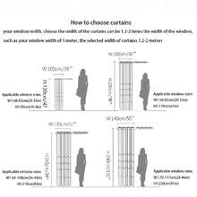 1件裝 穿桿式垂直百葉窗透光薄紗窗簾，臥室陽台遮陽用，可愛薄款輕量紗簾 - 彩色 - 查看 2