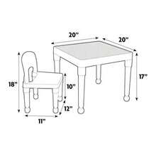 Tot Tutors Inc. CT512 Table Chair Primary - Blanco/Azul/Rojo - Ver 4
