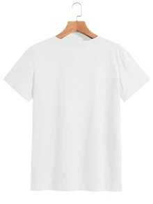 Vintage Graphic Casual T-Shirts For Women In Spring And Summer - White - View 2