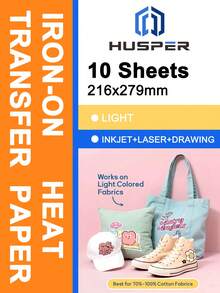 Printable Heat Transfer Paper For Fabric, Heat Transfer Paper, Washable And Durable, Long-Lasting Transfer Without Cracking, Perfect For Custom T-Shirts, Uniforms, Gifts, Etc. - A4 - View 13