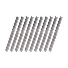 10Pcs 2 Flute Cnc Router Bits 3.175Mm Straight Slot Steel Milling Cutter For Wood Plastic - Multicolor - View 10