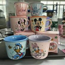 Disney Mani Scale 陶瓷水杯，卡通饮水杯，家用牛奶咖啡杯礼盒套装，生日礼物 - 彩色 - 查看 8