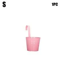 [Flower Pot: Rainbow Color]Garden Decoration, Outdoor And Garden Supplies, Colorful Metal Hanging Flower Pot With Built-In Hook, Suitable For Gardening Enthusiasts Decorative Flower Pot, Vintage Balcony Plant Bucket Suitable For Balcony, Fence, Yard, Home Gardening Decoration, Garden Decoration, Best Gift For Family And Friends - New Model - View 20