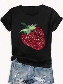 Women T-Shirts - Black - View 2