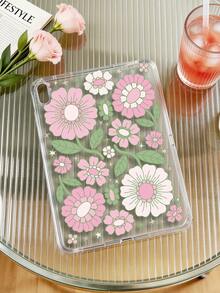 TPU 軟殼彩色向日葵花卉圖案，適用於 IPad 10.2/10.5/Air4/Air5/10.9/Pro 11"/10th/Air 11-In.(M2)-2024/Pro11-In.(M4)-2024/ Air 11-Inch (M3) 2025/ (A16) 11 Inch 11th Generation 2025/ Air7(M3)2025 (11-Inch)/ Air 8(M4)2026(11-Inch)/ Mini1/2/3/Mini4/Mini5/Mini6/Mini7/Air/Air2/9.7/ Galaxy Tab A7 10.4 Inch/A8，輕量超薄軟 TPU 平板保護殼，不含筆 - 彩色 - 查看 4