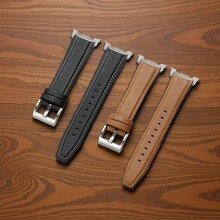 1PC PU Leather Watch Band Compatible With Samsung Galaxy Watch 8 Watch 8 Classic Replacement Strap - Galaxy Watch 8/Watch 8 Classic - View 3