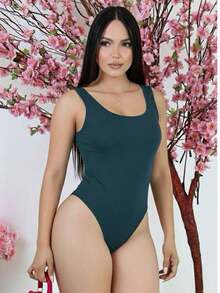 BODY TANK TOP WOMEN'S FASHION - Verde - Ver 3