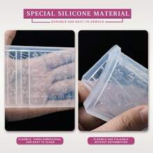 Khuôn silicon 3D tạo hình móng tay mới - Khuôn khắc và dập nổi (Hoa/Trái tim) | Dụng cụ tạo hình móng tay 3D nổi có thể tái sử dụng - Thích hợp cho tiệm nail và sử dụng tại nhà. - Nhiều màu - Xem 7