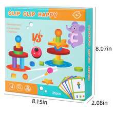 3D Stacking Building Blocks Game Toy, Creative Construction Set, Single Player And Multiplayer Modes. Helps Develop Spatial Awareness And Hand-Eye Coordination, Suitable For STEM Learning, Great Birthday Gift For Preschool Boys And Girls. - Multicolor - View 8