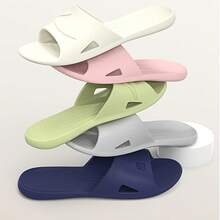 1 par de zapatillas de baño plegables, zapatillas de casa, zapatillas plegables para viajes de negocios, adecuadas para ocio en el hogar, vestimenta de moda al aire libre, diseño neutro, adecuadas para parejas. Creativas, sencillas y únicas. Perfectas para relajarse en casa, caminar, sacar la basura o asistir a fiestas. - A - Ver 10