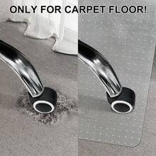 Office Chair Cushions Are Suitable For Carpet Floors, With Anti Slip Design Suitable For Low/Medium Velvet Carpet Protection Pads, Easy To Clean - Clear for Carpet Floor - View 2