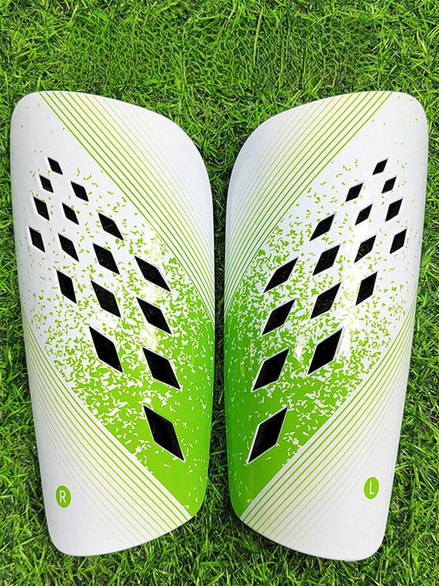 Rigid Soccer Shin Guards Special For Competition And Training - Army Green - View 1