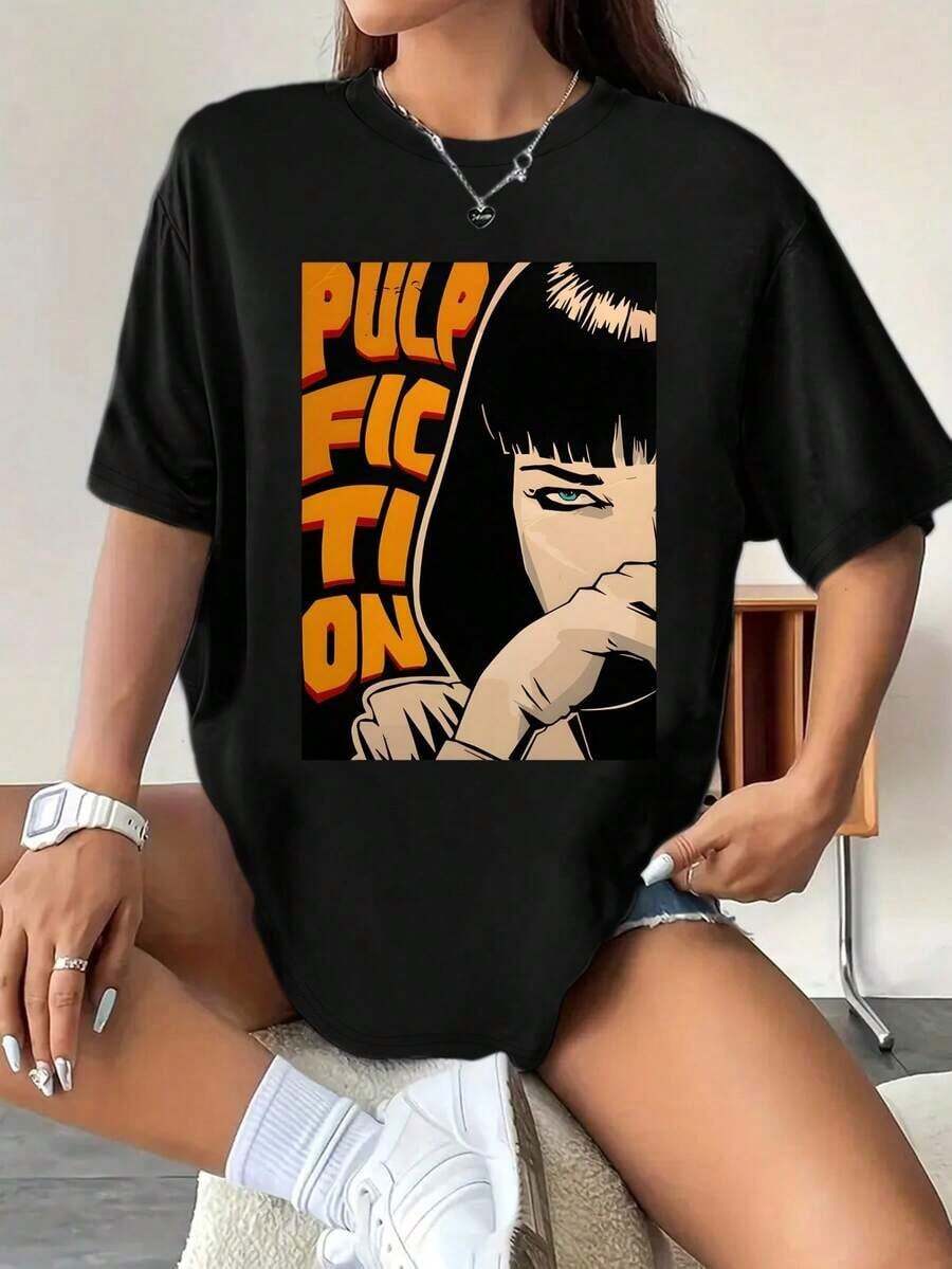 Women T-Shirts - Black - View 1