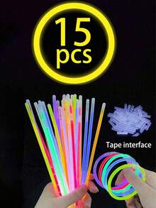 200/100pcs 8-Inch Colorful Glow Sticks, Party Glow Sticks, Can Glow In The Dark For 8-12 Hours. They Can Also Be Made Into Bracelets, Necklaces, Neon Lights, Wedding Party Glow Sticks, Glow Party Gifts, Christmas Gifts, Birthday Gifts, New Year Gifts, Carnival Party Supplies, Valentine's Day Gifts, Mother's Day Gifts And New Year Carnival Party Supplies. - Glow Sticks - View 9