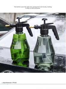 Pressure Spray Bottle, Handheld Pump Sprayer For Plants & Cleaning - Water Bottle/sprayer/shower Head - View 3