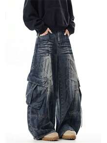 Women Jeans - Blue - View 8
