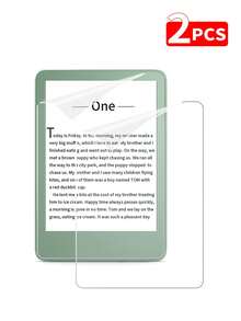 适用于新款 Kindle Paperwhite 第 11 代 (2021)、全新 Kindle (2022) 6 英寸、Kindle Paperwhite 第 12 代 (2024)、Colorsoft Signature Edition、Kindle 第 11 代 (2024) 6 英寸、Kindle 第 10 代 (2019)、Kindle Paperwhite 1/2/3 (2018) 的 2 片装屏幕保护膜 - 防眩光磨砂软膜，保护眼睛 - 2PCS - 查看 12