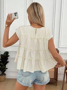 Camisa floral casual de mujer para el verano - Multicolor - Ver 2
