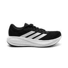 Adidas 透气、减震、轻便、多功能、耐磨跑步鞋，男女通用 - 黑與白 - 查看 7