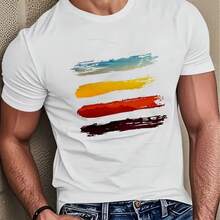 Printed T-Shirt For Men And Women - White - View 1