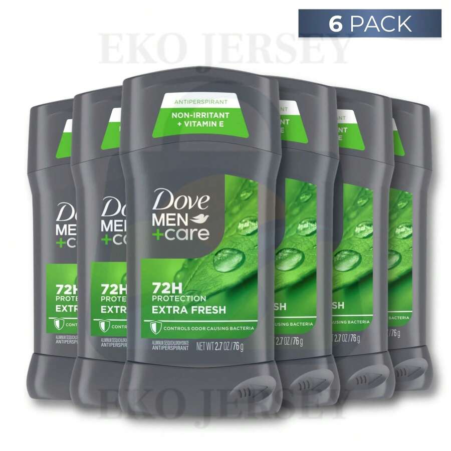 Dove Men+Care Extra Fresh Deodorant Stick 72H Protection 2.7oz / 76g Pack Of 6 - 多樣化香型 - 查看 1