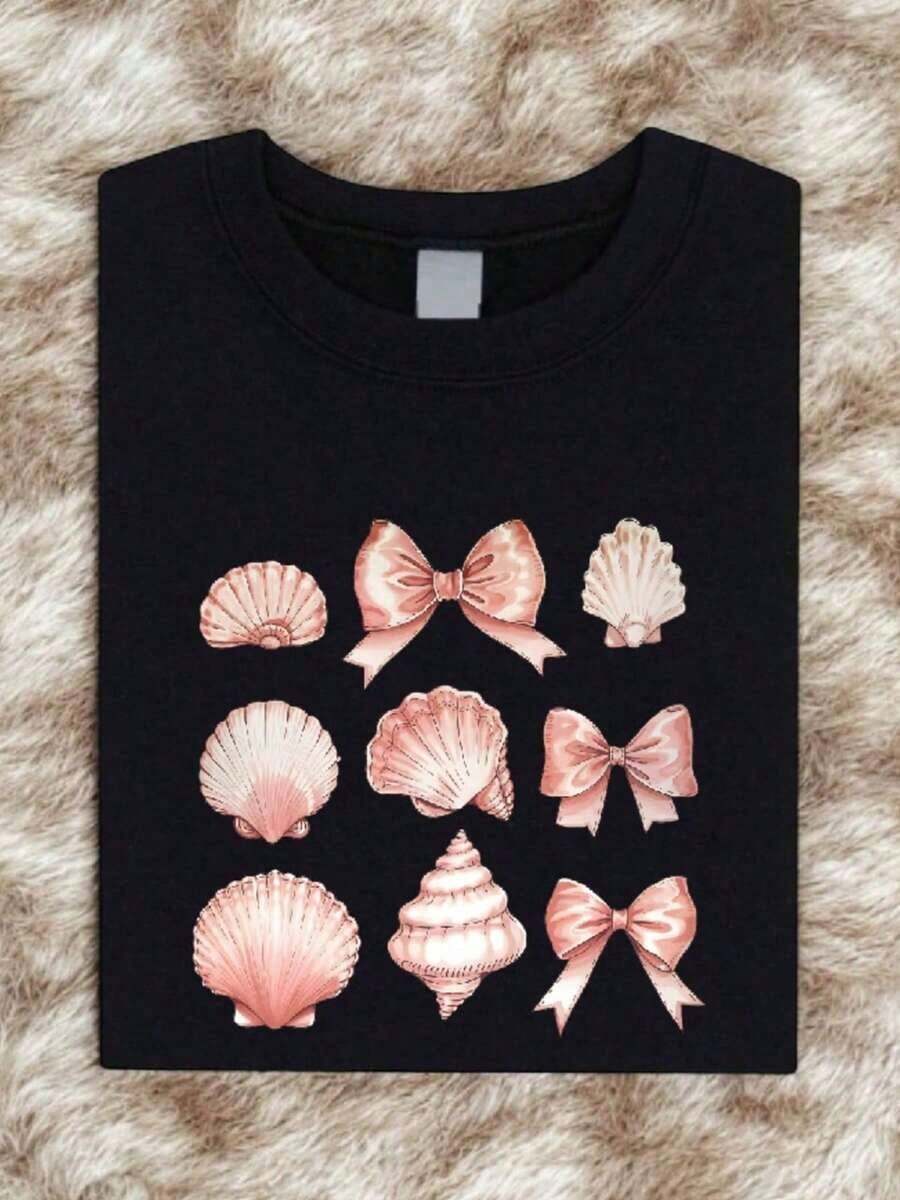 1 pieza Camiseta de Mujer con Estampado de Advertencia de Romance Oscuro y Libro Picante, 180g 100% Algodón, los diseños están impresos. Unisexo. - Negro 3 - Ver 1