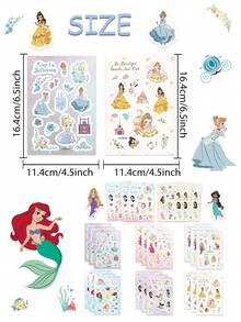 Disney | 8 Tờ Hình Dán Công Chúa Disney Dễ Thương Belle, Ariel, Rapunzel Dùng Cho Sổ Nhật Ký, Sổ Lưu Niệm, Sổ Kế Hoạch, Máy Tính, Bình Nước, Ốp Điện Thoại, Hoàn Hảo Cho Quà Sinh Nhật, Quà Tặng Tiệc, Phần Thưởng Học Tập, Văn Phòng Phẩm, Thiệp Chúc Mừng Ngày Lễ, Đồ Dùng Học Tập Tự Làm, Trang Trí Kỷ Niệm Tốt Nghiệp - 1 Set - Xem 6