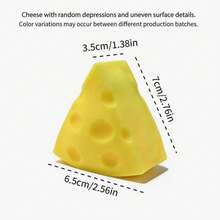 Cute Cheese Squishy,Ultra Soft Slow Rising Squishy, Perfect For Office Workers To Relieve Stress. Ideal Gift For Father's Day, Halloween, Christmas And Thanksgiving.Graduation Party Supplies,Cheese Squishy - Multicolor - View 11