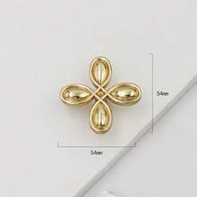 1pc Luxury Four-Petal Flower-Shaped Cabinet Handles, French Retro Zinc Alloy Drawer Knobs, Elegant Decorative Furniture Wardrobe Door Handles, Suitable For Kitchens, Dressing Tables, Wardrobes, Universal Home Hardware - A - View 9