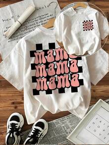 Women's T-Shirt For Spring And Summer - 白色 - 查看 1