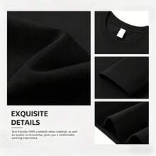 The Women's T-Shirt Features A Casual, Handwritten-Style Font, A Black And Red Color-Block Design, And Is Printed With A Phrase In French Colloquialisms. The Print Reads: "If Mimi Bothers You, Please Know She Doesn't Mind In The Slightest." This Simple Message Conveys A Sense Of Freedom And Uninhibited Spirit. Women's Blouses - 黑色 - 查看 4
