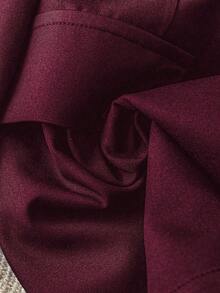 Blazer casual de unicolor para mujer - Rojo violeta - Ver 4
