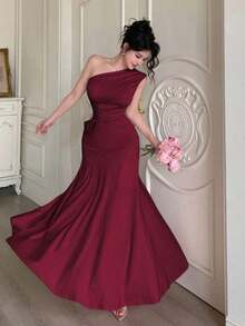 Women Midi Dresses - 波爾多 - 查看 7