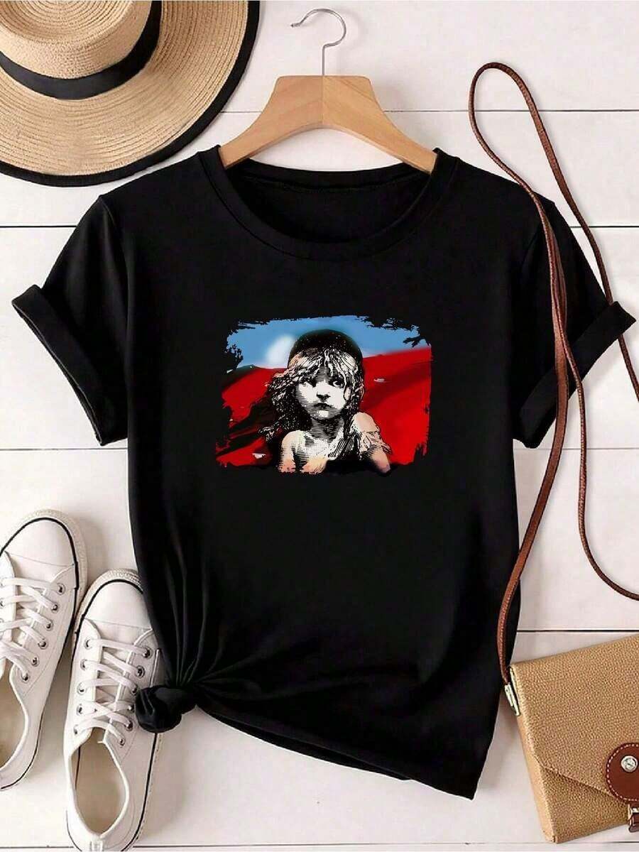 Women T-Shirts - Black - View 1