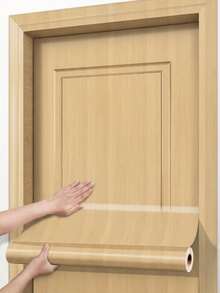 1 Cuộn Giấy Dán Tường Vân Gỗ Tự Dính, Giấy Dán Tường Chịu Nhiệt & Dầu Mỡ, Giấy Dán Tự Dính Thích Hợp Cho Tường, Tủ, Bàn, Ghế, Phòng, Tủ Quần Áo, v.v. - Nhiều màu - Xem 2