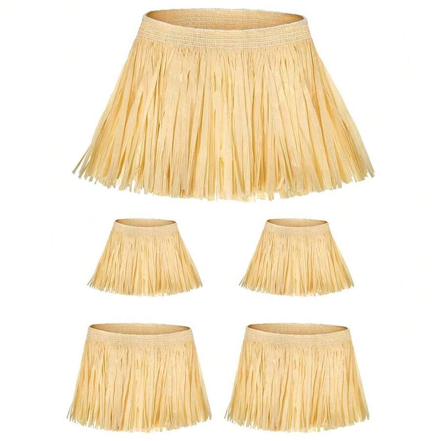 Straw Kit Paper Costume Accessories Neck Arm And Ankle Ties For Party Accessory Decoration - Multicolor - View 1