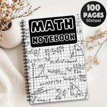 1pc Spiral Bound Notebook With Humorous Math Themed Lined Pages, Travel Journal, Teacher Lesson Planner, Math Formula School Office Supplies, Back To School Gift, Student Notebook, Study Notepad, College Personal Organizer - L - View 7