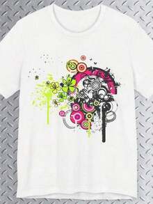 Christian Merchandise T-Shirt "Fruit Of The Spirit", Aesthetic T-Shirt With Bible Verse, Beach T-Shirt, T-Shirts For Youth Groups - 白色 5 - 查看 1