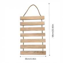 Wall-Mounted Wooden Flower Pot Rack Climbing Plant Support Rustic Style Flower Stand Suitable For Balcony And Garden - Tree - View 2