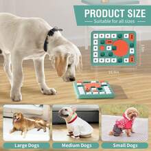 Dog Puzzle Toys, Treat Dispensing Dog Enrichment Toys For IQ Training And Brain Stimulation, Interactive Mentally Stimulating Toys As Gifts For Puppies, Cats, Dogs - L級4 - 查看 3