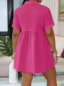 Blusa holgada de talla grande - Multicolor 7 - Ver 2
