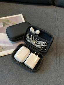 1 buah Tas Penyimpanan Aksesori Digital Dua Lapis, Tas Penyimpanan Elektronik untuk Perjalanan, Organizer Kabel Data Universal, Cocok untuk Tas Penyimpanan Ponsel, Organizer Kabel Data, Dompet Koin, Tas Penyimpanan Perhiasan dengan Kompartemen, Cocok untuk Power Bank, Mouse, Charger, Kabel Data, Hard Drive Mobile, Casing Pelindung, Tas Penyimpanan, Tas Earphone untuk Perjalanan - MultiWarna - View 10