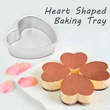 Aluminum Baking Pan, Aluminum Cake Mold, 4-Inch Heart-Shaped Cake Mold, Suitable For High-Temperature Mousses And Cakes. Perfect For Valentine's Day, Weddings, And Homemade Desserts. - View 7