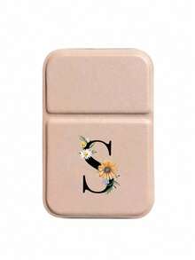 迷你粉色字母可折疊便攜式化妝鏡，鏡面印有雛菊字母圖案，附支架化妝鏡，便攜旅行化妝鏡，美容產品，桌面化妝鏡，可折疊小巧簡約化妝鏡，易於放入背包、手提包、化妝包和抽屜，材質光滑細膩，防摔耐磨，生日、開學、教師節禮物 - 彩色 - 查看 29