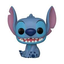 Funko POP! : Lilo & Stitch - Smiling Sittande Stitch #1045 Vinylfigur - Officiell Samlarfigur Actionmodell, Estetisk Skrivbordsprydnad, Perfekt Gåva För Fans Och Samlare - Multifärgad - Visa 8